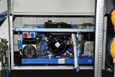 A compressor-generator combo for mobile workshops